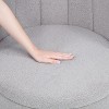 Okak Fine Accent Chair Swivel Chair with 360 Degrees With Storage Space Modern Back Sofa Chair Cozy Soft Armchair for Living Room Bedroom - 4 of 4