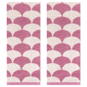 REGALWOVEN Bathroom Hand Face Gym Spa Cotton Geometric Absorbent Soft Decorative Hand Towel 13" x 29" - 1 of 4