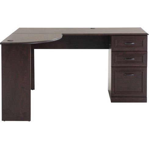 Staples Kendall Park Corner Desk Cherry 52106 Target