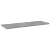 vidaXL Bookshelf Boards 4 pcs Concrete Gray 23.6 in.x7.9 in.x0.6 in. Engineered Wood - 2 of 4