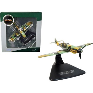 Messerschmitt Bf 109F-4 Fighter Plane "Eastern Front" (1942) "Oxford Aviation" 1/72 Diecast Model Airplane by Oxford Diecast - 1 of 4