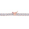 EVERLY JEWELRY | Rose Plated Sterling Silver 46.35 CT TGW Cubic Zirconia Necklace, 17-inch - 4 of 4