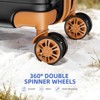3-Piece PC+ABS Luggage Set with TSA Locks, 360° Spinner Wheels & Expandable Hard Shell Suitcases - 4 of 4