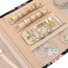 PAVILIA Travel Jewelry Case Organizer, Foldable Roll Bag, Small Pouch Wallet for Earrings Rings Necklaces Bracelets Packing Accessories - 4 of 4