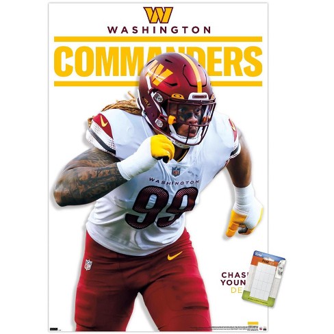 NFL Washington Commanders - Logo 22 Wall Poster with Pushpins, 22.375 x 34