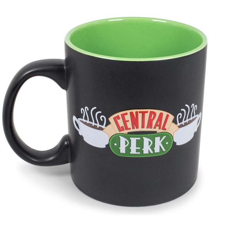 Silver Buffalo Friends Central Perk Doodle Logo Ceramic Mug | Holds 20 Ounces, 2 of 7