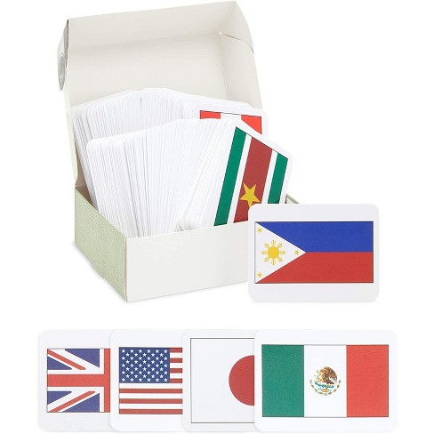 flags of the world flash cards