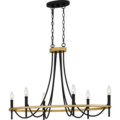 Quoizel Lighting Legare 6 - Light Pendant in  Matte Black