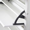 NicBex Shoe Rack Bench Shoe Storage Organizer Slim Shoe Cabinet Narrow Wall Hidden Shoe Cabinet for Entryway - 4 of 4