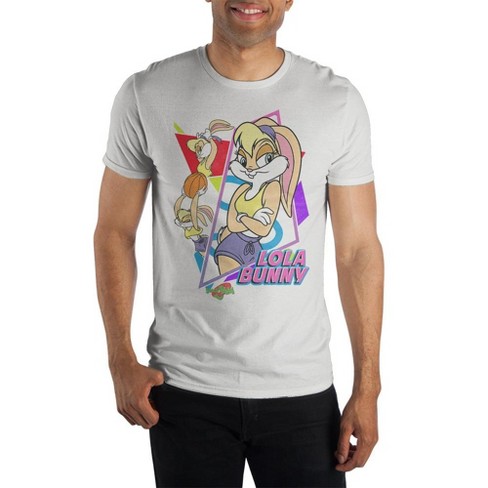 Space Jam Lola Bunny Men's White T-shirt - image 1 of 1