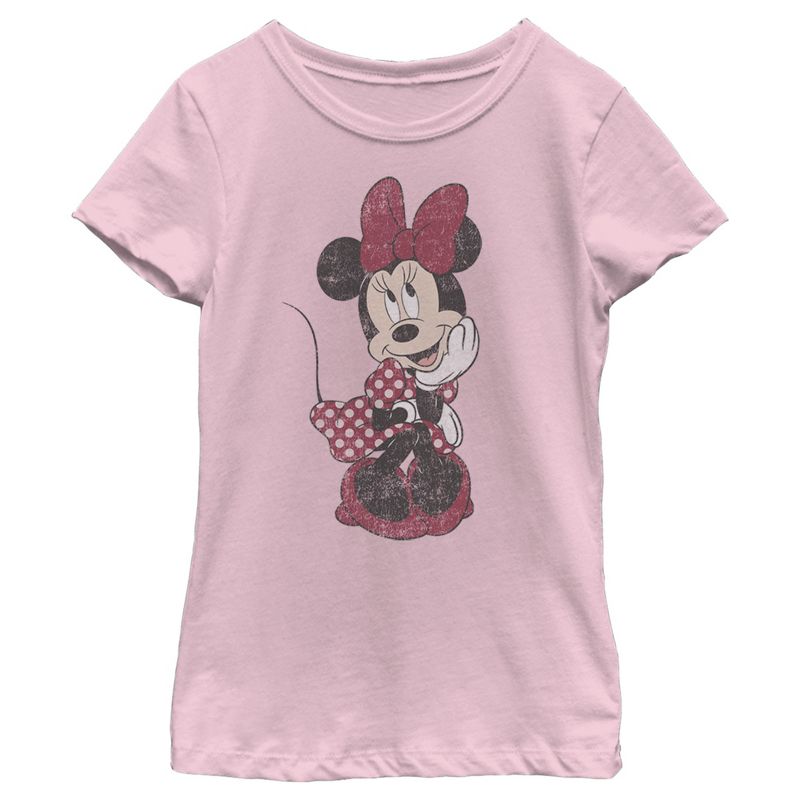 Girl's Disney Polka Dot Minnie T-Shirt, 1 of 5