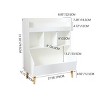 Children Storage Book Racks,Kids Bookshelf and Toy Organizer with Legs,Multifunctional Bookcase for Kids Room,Living Room-Baofuwish - 4 of 4