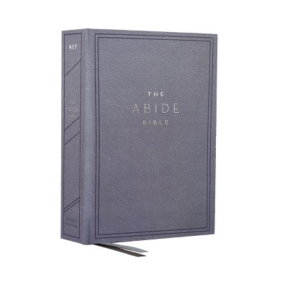 The Net, Abide Bible, Cloth Over Board, Blue, Comfort Print - by  Thomas Nelson (Hardcover)