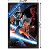 Trends International Star Wars: The Clone Wars By Cryssy Cheung Framed Wall Poster Prints - 3 of 4