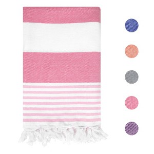 Unique Bargains Sand Free Quick Dry Absorbent Travel Beach Towel 40" x 72" - 1 of 4