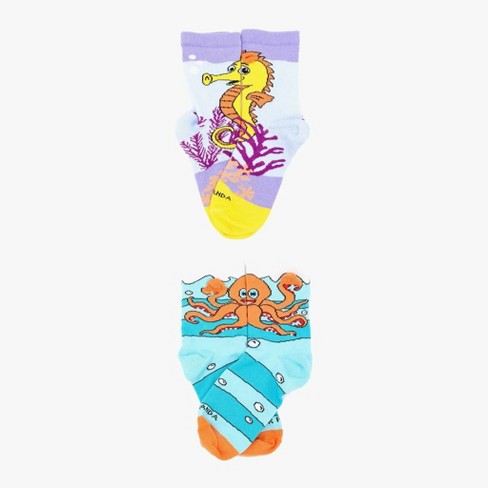 Sea Creatures Socks - Ocean Adventure (set Of Two) - (ages 0-2) From ...