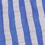 blue and white striped
