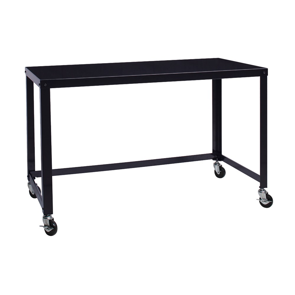 Photos - Office Desk Space Solutions Mobile Desk Steel Black