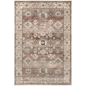 Nuloom Kelsee Vintage 4x6 Indoor Area Rug for Living Room Bedroom Dining Room Kitchen, Rust/Ivory - 1 of 4