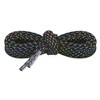 INSPIRE CHIC Reflective Dual Color Checkered Woven Flat Shoelaces 2 Pairs - 2 of 4