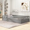 Twin Size Floor Bed with Super High Security Barrier - 2 of 4
