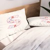 Deny Designs King April Lane Art Fancy Bow Monogram S Microfiber Printed Pillow Sham - 2 of 3