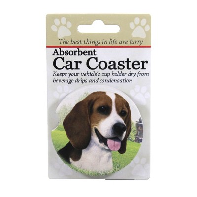 Car Coaster 2.5" Beagel Car Coaster Absorbant E & S Pet  -  Coasters