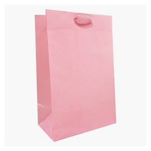Bows And Sparkles XS Jr Tote Gift Bag Light Pink - 1 of 3