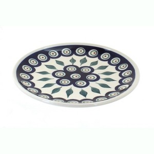 Blue Rose Polish Pottery 818 Zaklady Saucer - 1 of 1