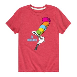 Boys' - Dr. Seuss - Cat in The Hat Be Original Short Sleeve Graphic T-Shirt - 1 of 4