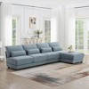 NicBex Modern 120" Sectional Sofa Modular L Shaped Sofa Couch with Reversible Chaise for Living Room Apartment - 3 of 4