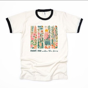 Simply Sage Market Meet Me Under The Stars Ringer Tee - 1 of 4