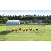Large Chicken Coop, Upgrade Three Support Steel Wire Impregnated Plastic Net Cage, Oxford Cloth Silver Plated Waterproof UV Protection - 2 of 4