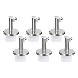 Unique Bargains Bar Supplies Oil Vinegar Dispenser Wine Stainless Steel Bottle Pourers - 1 of 4