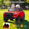 Jojoka Electric Ride on Pickup Truck for Kids, 2 Seater 24V Dual Drive Vehicle w/Remote, MP4, Bluetooth, Spring Suspension - 3 of 4