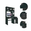 NicBex Home Office Desk 43.3" W Modern Computer Desk with 5 Shelves, Keyboard Panel, Drawer, Cabinet and Wooden Frame for Office, Study - 2 of 3