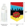 Big Dot of Happiness Bam Superhero - Baby Shower or Birthday Party Bunting Banner - Party Decorations - Superheroes Unite - 2 of 4