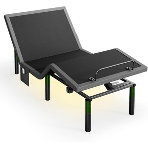 Marsail Adjustable Bed Twin XL, Head and Foot Incline Adjustable Bed Frame with Nightlight, Wireless Remote Control, 4 USB Ports & 4 Height Options - 1 of 4