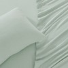 Ultra-Soft Cotton Heathered Melange Jersey Knit Sheet Set - Great Bay Home - 4 of 4