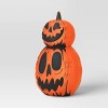 3.5' Double Stacked Jack Airblown Inflatable Halloween Decoration Orange - Hyde and EEK! Boutique™ - 3 of 4