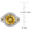 EVERLY JEWELRY |Multiple-color option Silver Engagement Ring with Multiple color gemstone Options. - 4 of 4