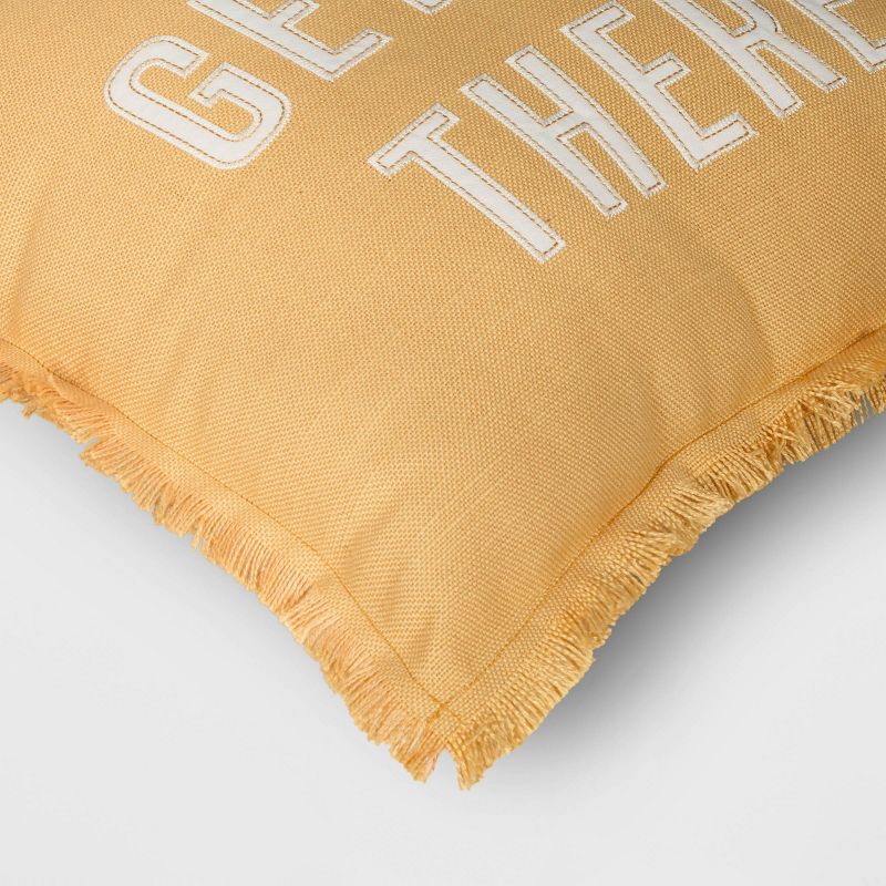 &#39;Let&#39;s Get Out There&#39; Square Throw Pillow - Room Essentials&#8482;, 5 of 6