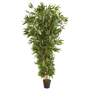 Nearly Natural 6-ft Bamboo Artificial Tree (Real Touch) UV Resistant (Indoor/Outdoor) - 1 of 3