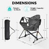 Ainfox 2 PACK Patio Hammock Chair Patio Camping Chair Patio Swing Chair Without Footrest For Indoor Outdoor - 3 of 4