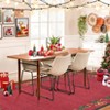Christmas Runner Rug Solid Non-Slip Washable Christmas Kitchen Rug Holiday Decor Carpet for Dining Room Nursery Office - 2 of 4