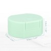Unique Bargains Travel Portable Waterproof Soap Dish 1 Pc - 4 of 4