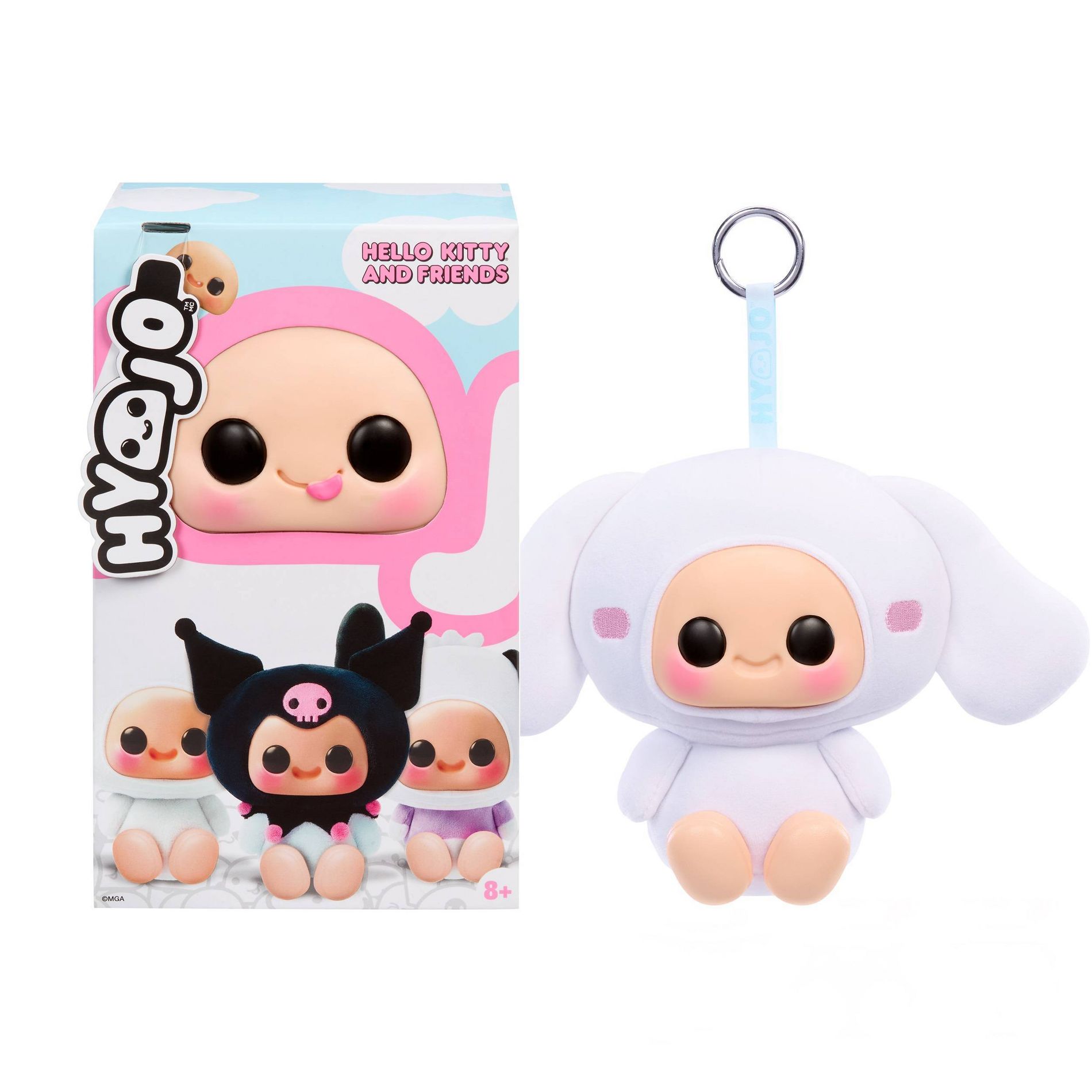 Hyojo Hello Kitty and Friends Series Blind Box Squishy Collectible Kuromi Cinnamoroll Pochacco