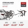 Yakima HangOut Car Trunk Steel Compact Foldable 2 Bicycle Bike Mount Rack Carrier with Adjustable Strap System and Padded Feet, Black - 2 of 4