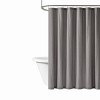 Brooklyn Loom Solid Cotton Percale Shower Curtain - 2 of 4