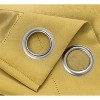 RT Designer Collection Anchorage Blackout Grommet Luxurious Modern Design Curtain Panel 54" x 95" Yellow - 4 of 4